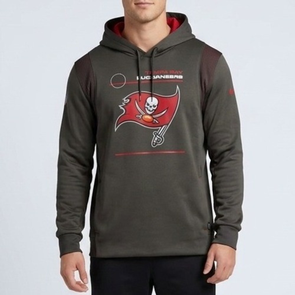 Nike Dri-fit‎ Men's NFL Tampa Bay Buccaneers On-Field Sideline Hoodie XL 18/20